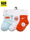 【KIDS】NIKE BABY RHYTHM RUSH 3PK GRIPPER-GLACIER BLU