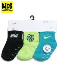 【KIDS】NIKE BABY RHYTHM RUSH 3PK GRIPPER-BLACK