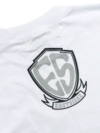 画像4: WEST WEAR ES ES LOGO TEE WHITE/BLACK/SILVER