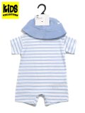 【KIDS】NIKE BABY TOWEL TERRY S/S ROMPER-COBALT BLISS