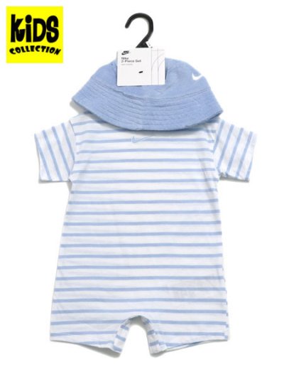 画像1: 【KIDS】NIKE BABY TOWEL TERRY S/S ROMPER-COBALT BLISS
