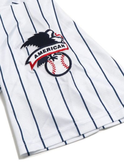 画像6: 【送料無料】FANATICS YANKEES PRIMARY LOGO BB SHIRT WH/NV STRP