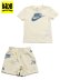 画像1: 【KIDS】NIKE KIDS ENERGY 2P SHORT SET-COCONUT MILK (1)