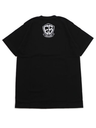 画像2: WEST WEAR ES LOGO TEE BLACK/CHARCOAL/SILVER