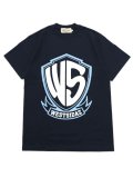 WEST WEAR WS LOGO TEE NAVY/SKY BLUE/WHITE