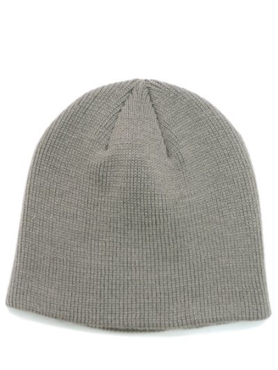 画像1: ADVANCE ACRYLIC SHORT BEANIE KHAKI BEIGE