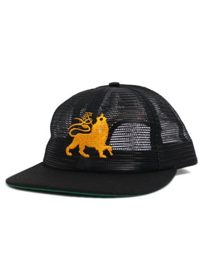 画像1: 【送料無料】WHIMSY SOCKS ETHIOPIA MESH CAP BLACK