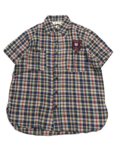 画像1: 【MEGA SALE】LEFT FIELD FLANNEL SS HUNTING SHIRT