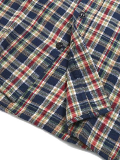 画像4: 【MEGA SALE】LEFT FIELD FLANNEL SS HUNTING SHIRT