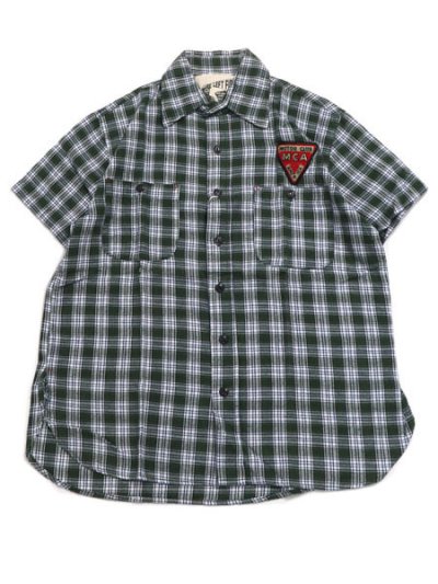 画像1: 【MEGA SALE】LEFT FIELD FLANNEL SS HUNTING SHIRT