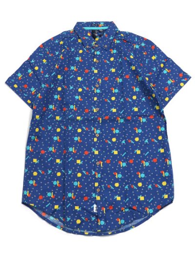 画像1: 【MEGA SALE】SOUL STAR SHAPES TRIANGLES BD SHIRT