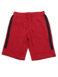 【MEGA SALE】CITY LAB PERFORMANCE FLEECE SHORT-RED/BLACK