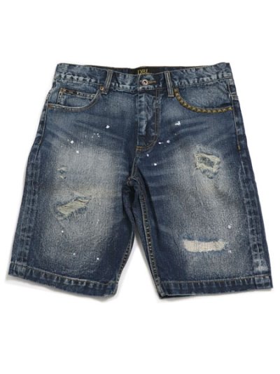 画像1: 【MEGA SALE】DBL STUDS DENIM SHORTS
