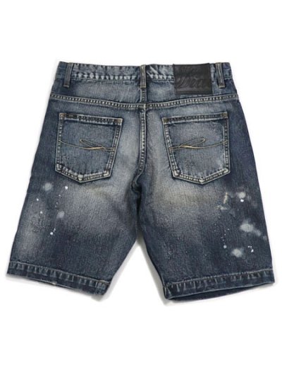 画像2: 【MEGA SALE】DBL STUDS DENIM SHORTS