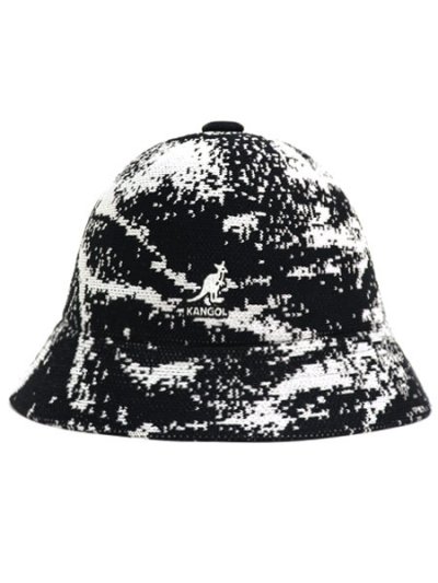 画像2: 【SALE】KANGOL AIRBRUSH CASUAL-BLACK/WHITE
