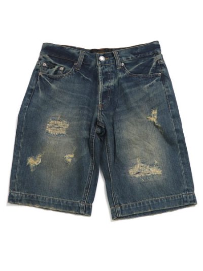 画像1: 【MEGA SALE】DBL VINTAGE DENIM SHORTS