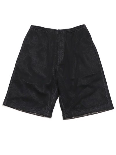 画像1: 【MEGA SALE】MHI by Maharishi TRACK SHORTS-BK/PURPLE