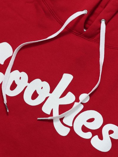 画像3: 【送料無料】COOKIES CLOTHING ORIGINAL MINT FLEECE HOODIE RED/WHITE