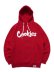 画像1: 【送料無料】COOKIES CLOTHING ORIGINAL MINT FLEECE HOODIE RED/WHITE (1)