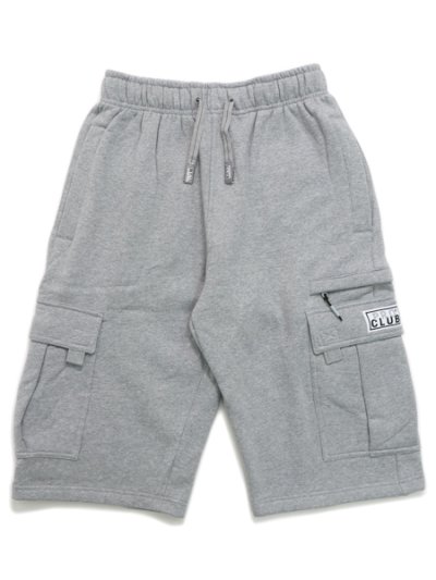 画像1: PRO CLUB OG CARGO SWEAT SHORT PANT HEATHER GREY
