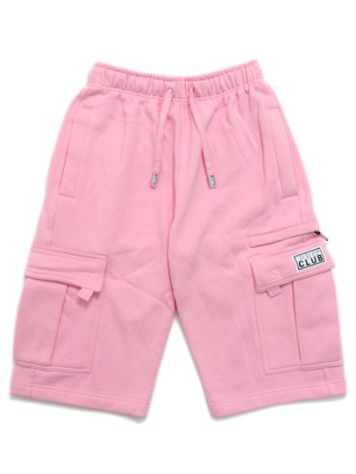 画像1: PRO CLUB OG CARGO SWEAT SHORT PANT PINK