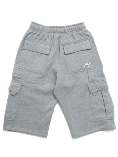 画像2: PRO CLUB OG CARGO SWEAT SHORT PANT HEATHER GREY