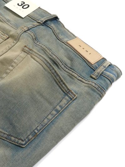 画像5: 【送料無料】mnml X201 RHINESTONE SKINNY DENIM BLUE