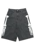 【送料無料】VANSON DENIM SHORTS LT BLACK