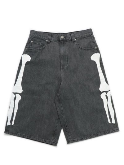 画像1: 【送料無料】VANSON DENIM SHORTS LT BLACK