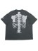 画像2: 【送料無料】VANSON PIGMENT DYED TEE BLACK (2)