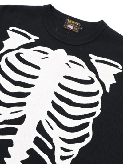 画像3: 【送料無料】VANSON THERMAL TEE BLACK