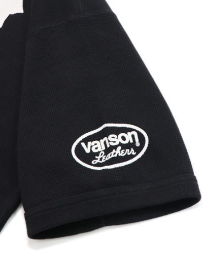 画像4: 【送料無料】VANSON THERMAL TEE BLACK