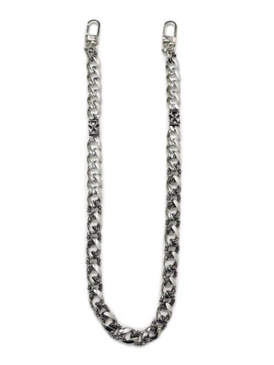 画像1: ADVANCE WALLET CHAIN SILVER 70cm