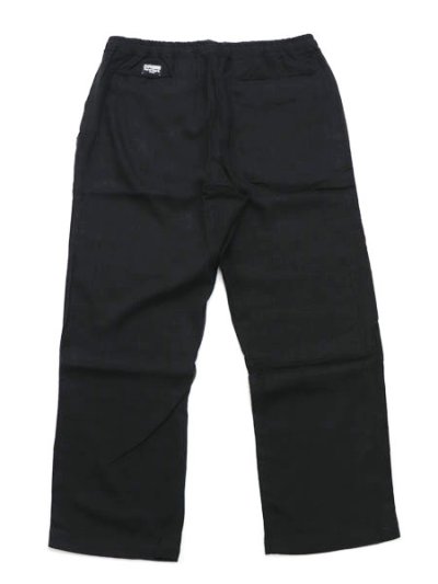 画像2: 【送料無料】EXPANSION SUMMER MADNESS LINEN PANTS BLACK