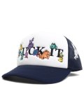 HUF TRIP TRUCKER HAT DEFENDER BLUE