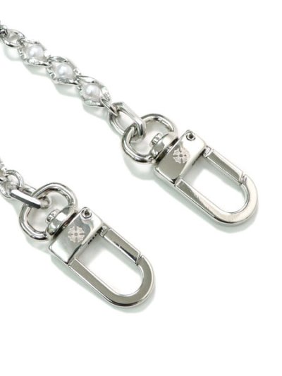 画像3: ADVANCE WALLET CHAIN SILVER/PEARL 70cm