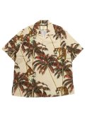 【送料無料】AVIREX ALOHA SHIRT TIGER & PALM TREE LT PINK