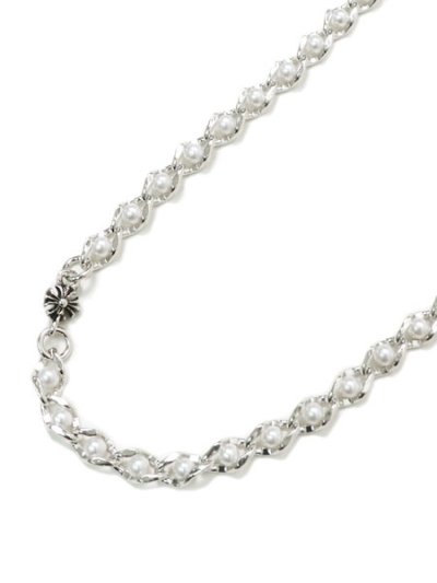 画像2: ADVANCE WALLET CHAIN SILVER/PEARL 70cm
