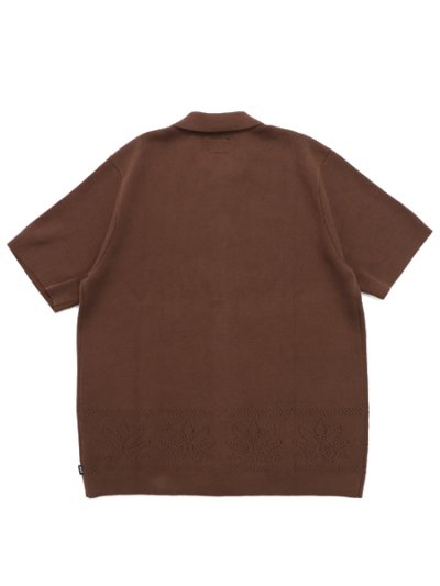 画像2: 【送料無料】HUF PLANTLIFE PERFORATED S/S KNIT TOP SIERRA
