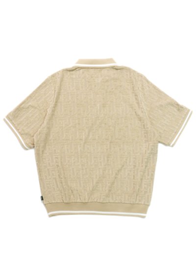 画像2: 【送料無料】HUF TETHER JACQUARD S/S TERRY TOP TWILL