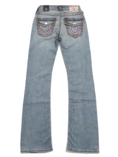 画像1: 【送料無料】TRUE RELIGION W BECCA MR BOOTCUT FLAP SUP T GISELLE