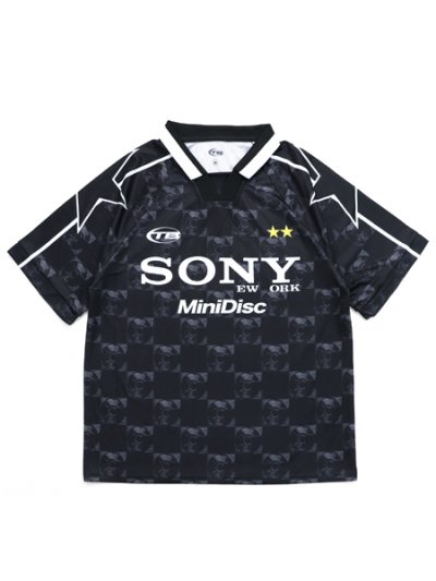 画像1: 【送料無料】THROWBACK MD FOOT BALL JERSEY BLACK