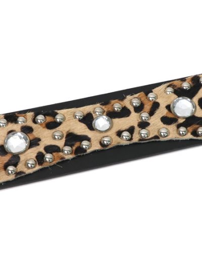 画像3: 【送料無料】RAISE8 APPAREL 38MM LEATHER BELT BLACK/PANTHER/SILVER