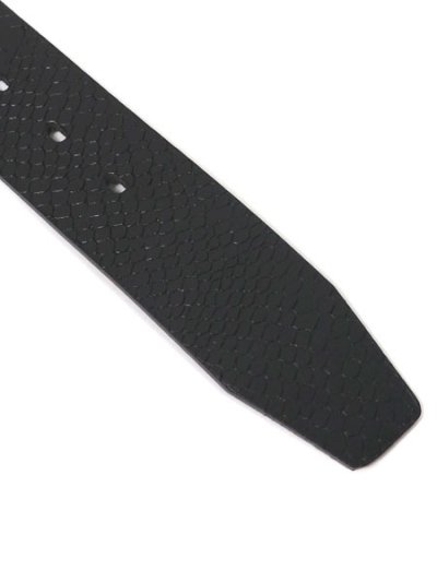 画像5: 【送料無料】RAISE8 APPAREL 38MM LEATHER BELT BLACK/SILVER