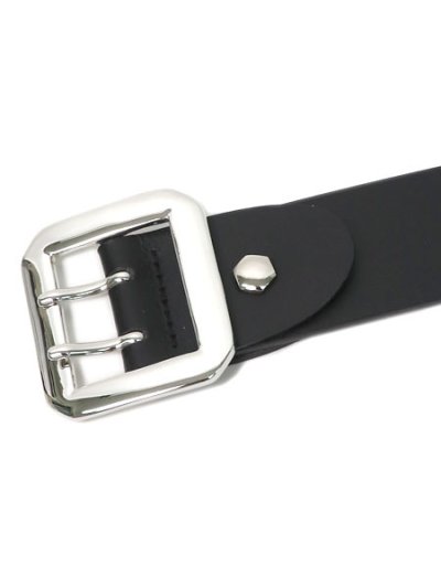 画像2: RAISE8 APPAREL 38MM LEATHER BELT BLACK/WHITE/SILVER