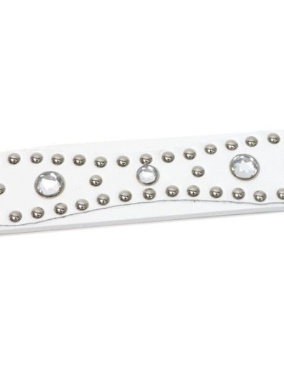 画像3: RAISE8 APPAREL 38MM LEATHER BELT WHITE/SILVER
