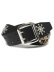 画像1: 【送料無料】RAISE8 APPAREL 38MM LEATHER BELT BLACK/PANTHER/SILVER (1)
