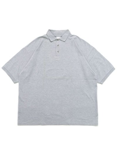 画像1: 【MEGA SALE】COTTON DELUXE by ANVIL COTTON PIQUE POLO HEATHER GREY
