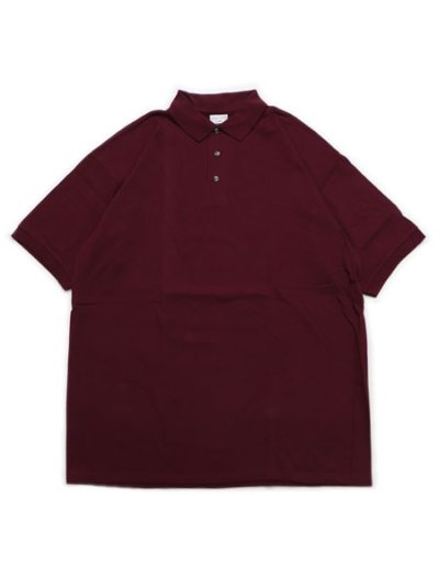 画像1: 【MEGA SALE】COTTON DELUXE by ANVIL COTTON PIQUE POLO MAROON