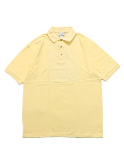 画像1: 【MEGA SALE】COTTON DELUXE by ANVIL COTTON PIQUE POLO YELLOW HAZE